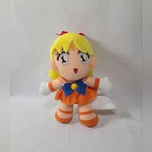 Sailor Venus orange Plush Doll Sailor Moon anime Vintage